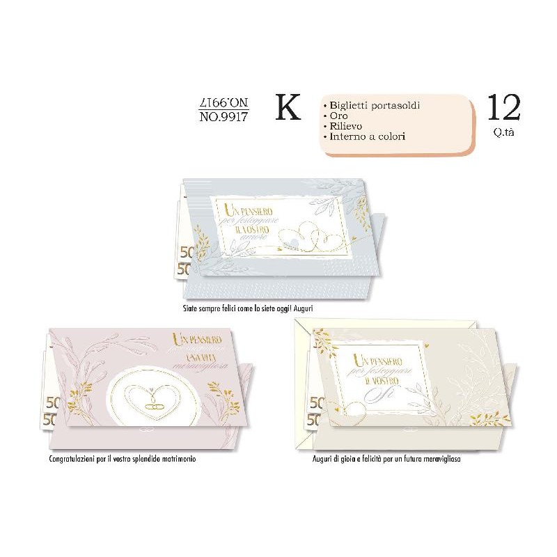 AUGURICARD NOZZE P/SOLDI PASTEL 3sogg [NO9917-00.jpg]