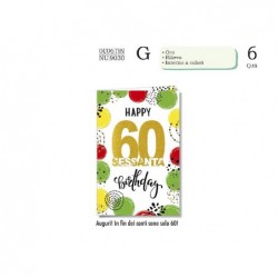 AUGURICARD COMPLEANNO 60 ANNI PALLONCINI [NU9030-00.jpg]