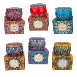 MOSAICO CANDELA METAL d8cm 6 SOGGETTI [0170324-00.jpg]