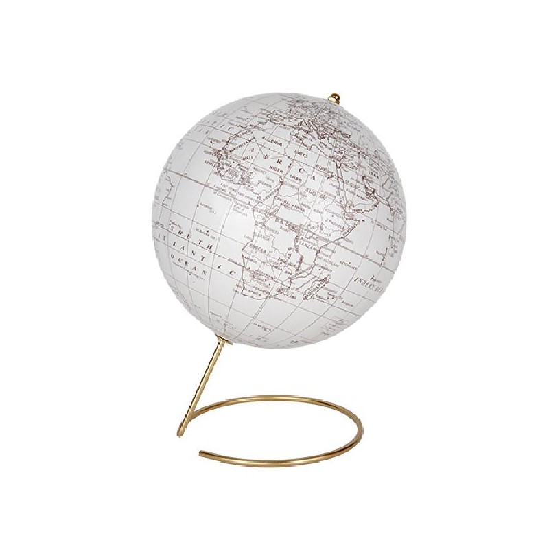 MAPPAMONDO BIANCO E ORO d21h29cm [0170327-00.jpg]