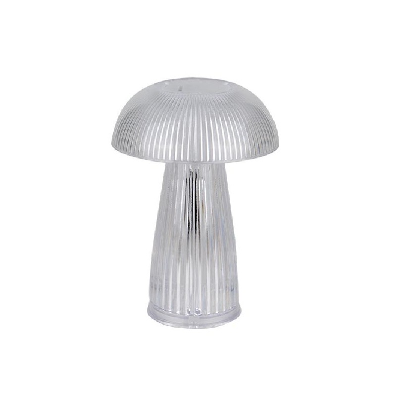 LAMPADA FUNGO LED TRASPARENTE d8,5h12cm [0170304-00.jpg]