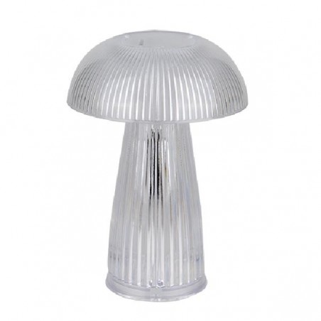 LAMPADA FUNGO LED TRASPARENTE d8,5h12cm [0170304-00.jpg]