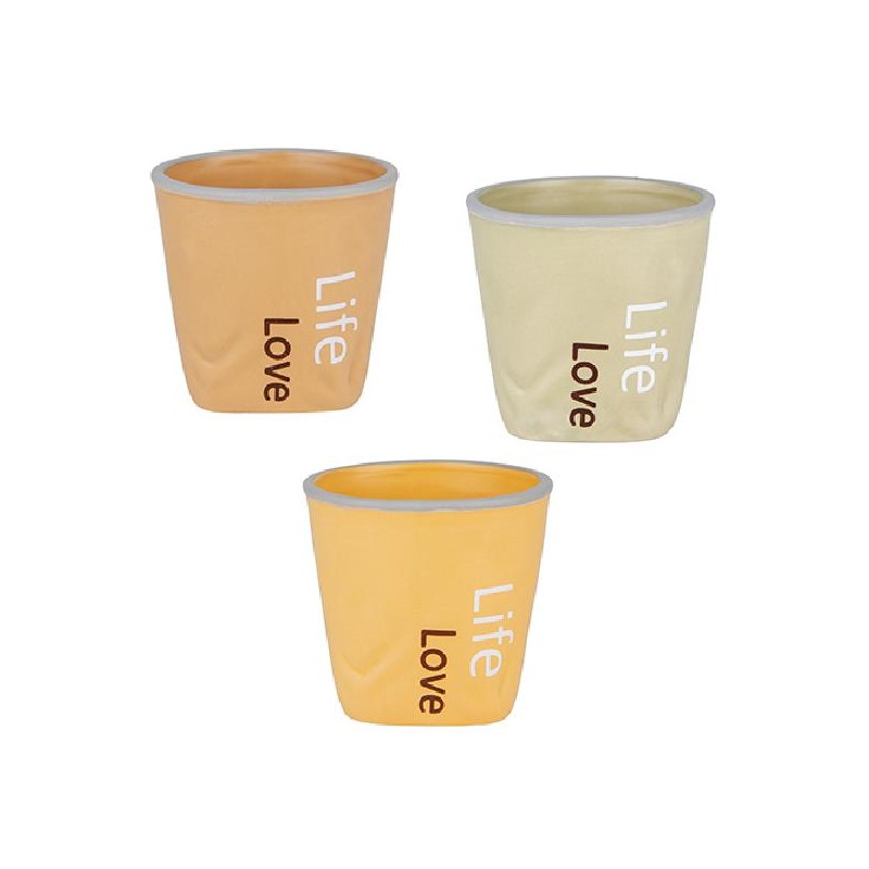 PORTAPIANTA LIFE d8,5h8cm  3 SOGGETTI [0170314-00.jpg]