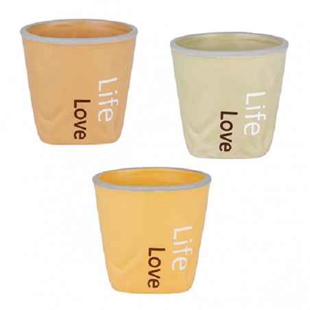 PORTAPIANTA LIFE d8,5h8cm  3 SOGGETTI [0170314-00.jpg]