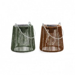 LANTERNA SOLARE d15h15cm IN METALLO E PLASTICA ADATTA PER ESTERNI [9020037-00.jpg]