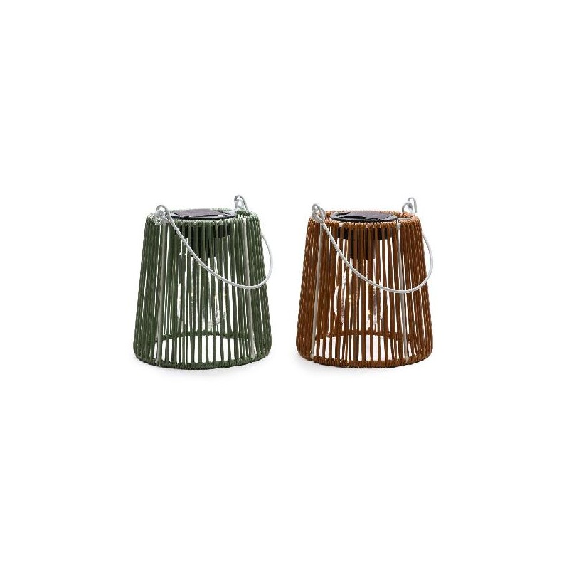 LANTERNA SOLARE d15h15cm IN METALLO E PLASTICA ADATTA PER ESTERNI [9020037-00.jpg]