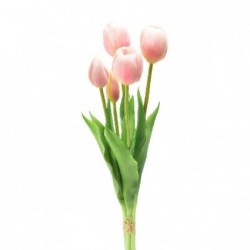 MAZZO 5 TULIPANI ROSA CIPRIA 39cm [9022010-00.jpg]