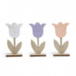 TULIPANO IN LEGNO h16cm LACCATO DA APPOGGIO, DISPONIBILE IN 3 COLORI [9020039-00.jpg]