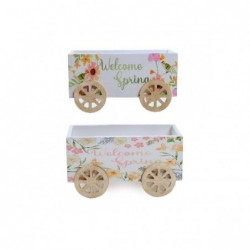 CARRETTO BIANCO IN LEGNO CON DECORI MISURA cm20x10h11 [9020047-00.jpg]