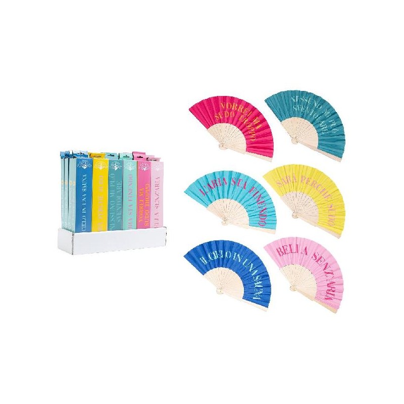 VENTAGLIO COLORATO CON FRASI 6s [0300301-00.jpg]