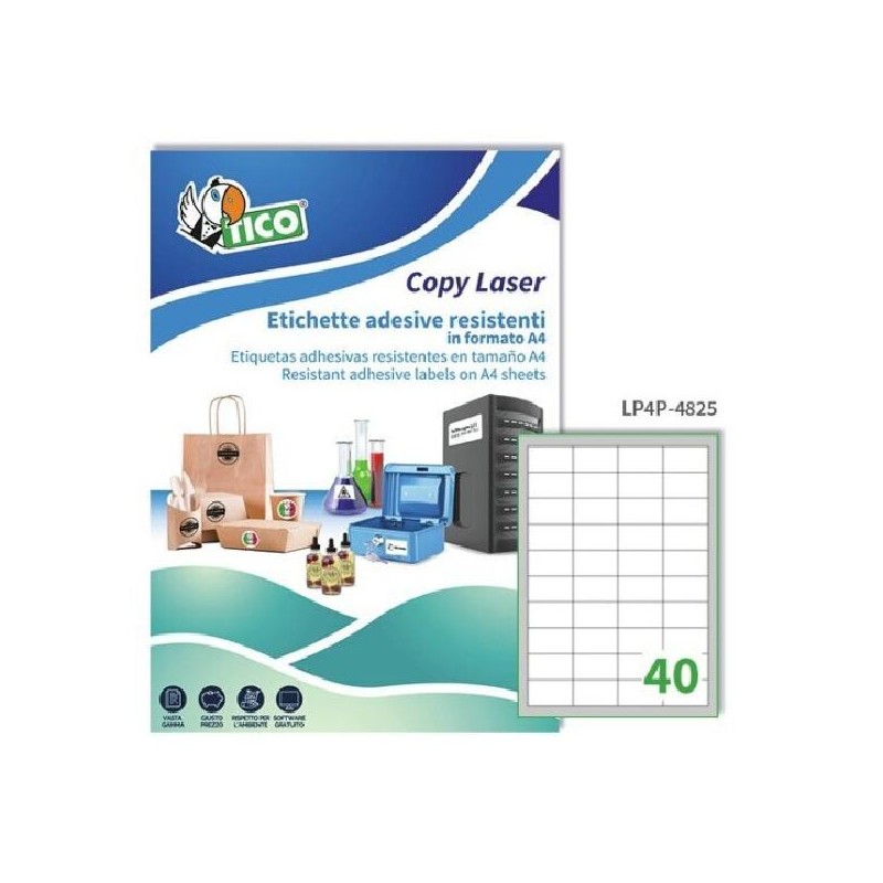 ETICHETTE 48.5x25.4mm BIANCHE MAT 40pz ADESIVE IN POLIESTERE PERSONALIZZABILI [2619815-00.jpg]