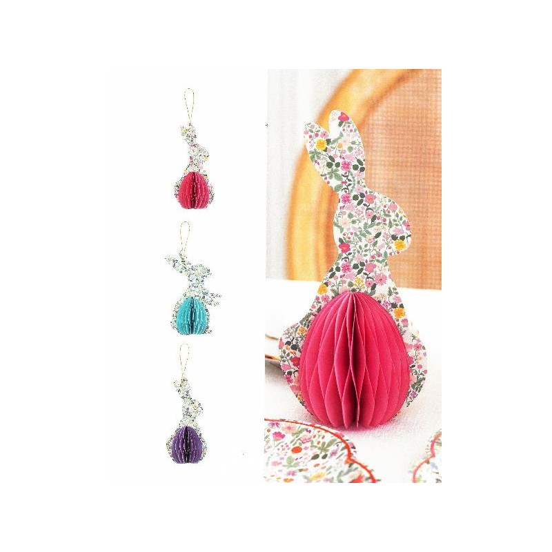 CONIGLI IN CARTA cm17 CONFEZIONE 3pz [0040703-00.jpg]