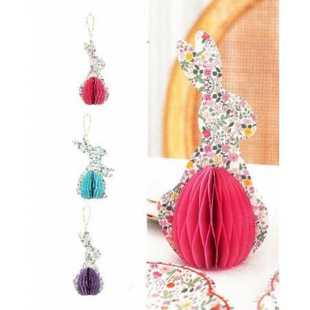 CONIGLI IN CARTA cm17 CONFEZIONE 3pz [0040703-00.jpg]