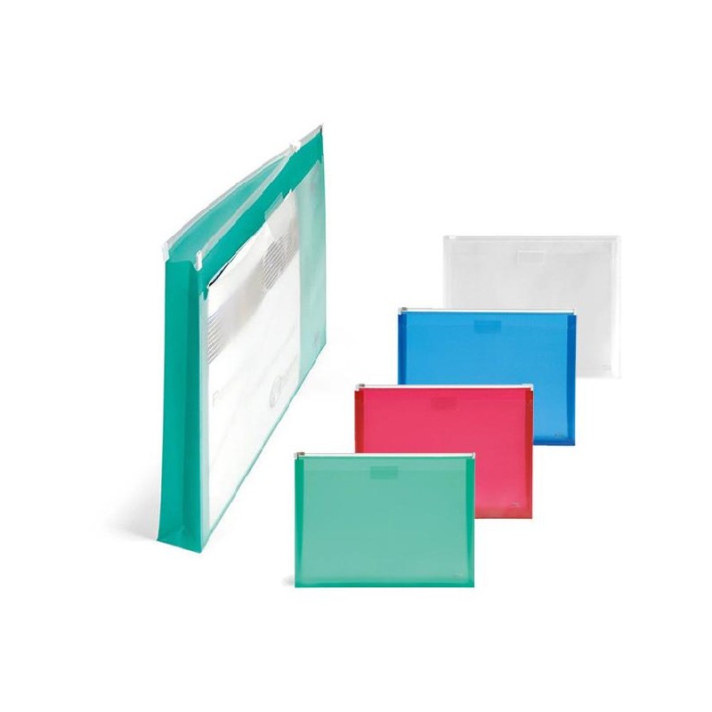 BUSTA DOPPIA TASCA CON ZIP 25x13cm E SOFFIETTO [3065113-00.jpg]