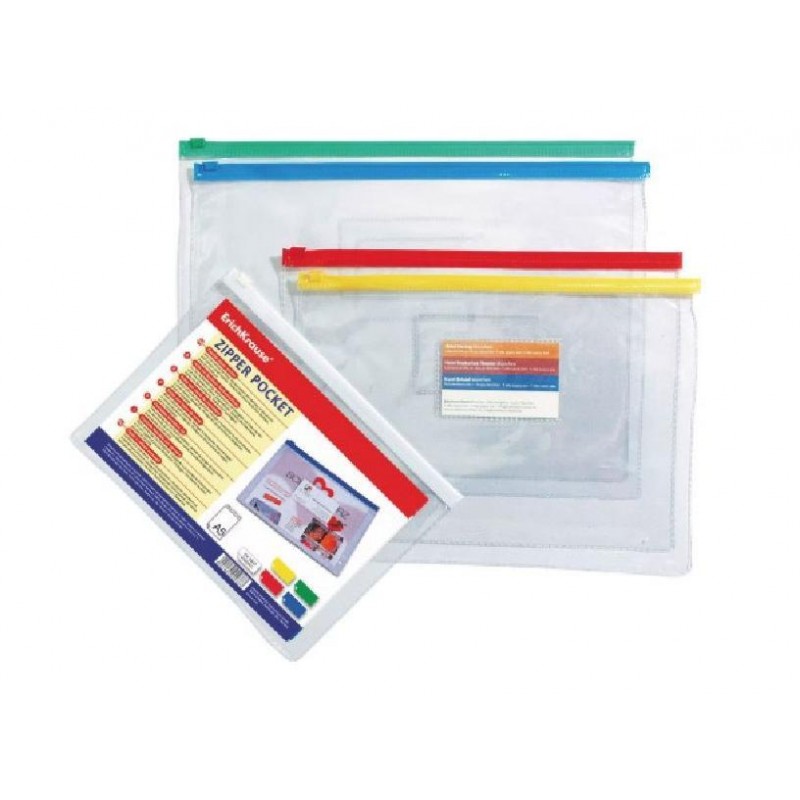 BUSTA CON ZIP 22x16cm TRASPARENTE 80517 [3065116-00.jpg]