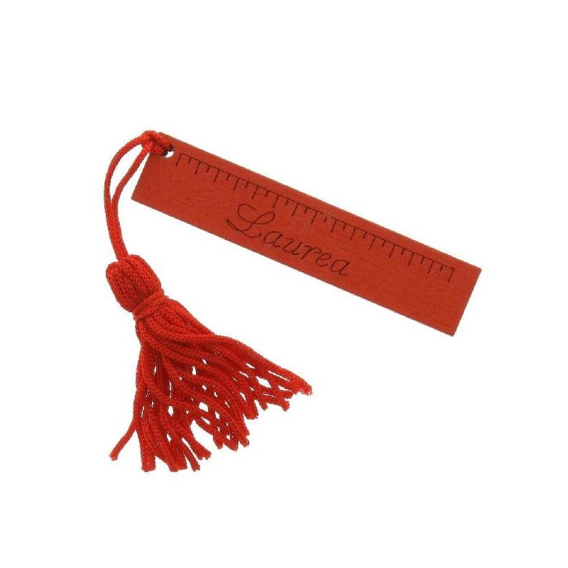 RIGHELLO LEGNO ROSSO 7x5cm SENZA NAPPINA [0140324-00.jpg]