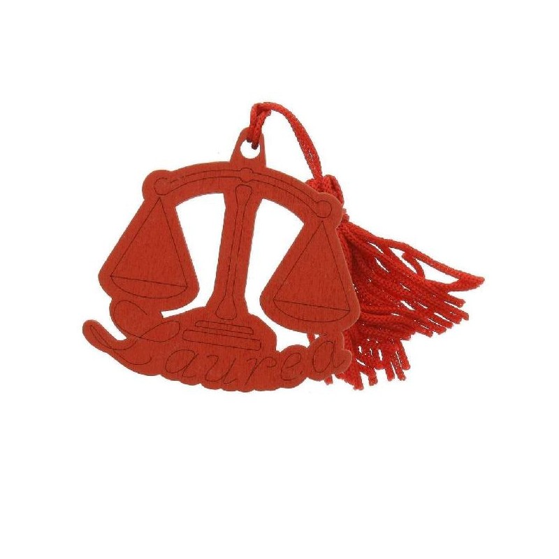 BILANCIA LEGNO ROSSO 6x6cm SENZA NAPPINA [0140325-00.jpg]