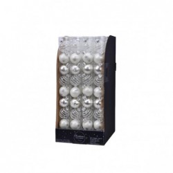 ---BOX 9 SFERE ARGENTO E TRASPARENTI d3c [9010110-20.jpg]