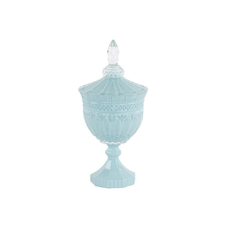 VASO POTICHE CELESTE cm.11.5x24 CON SCA TOLA REGALO [TONO200387-00.jpg]