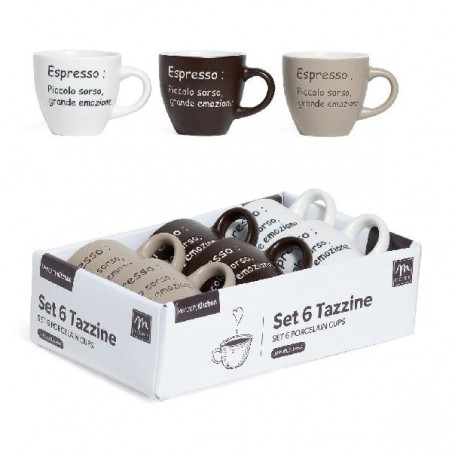 SET 6 TAZZINE PORCELLANA DA CAFFE' TONDE [0300288-00.jpg]