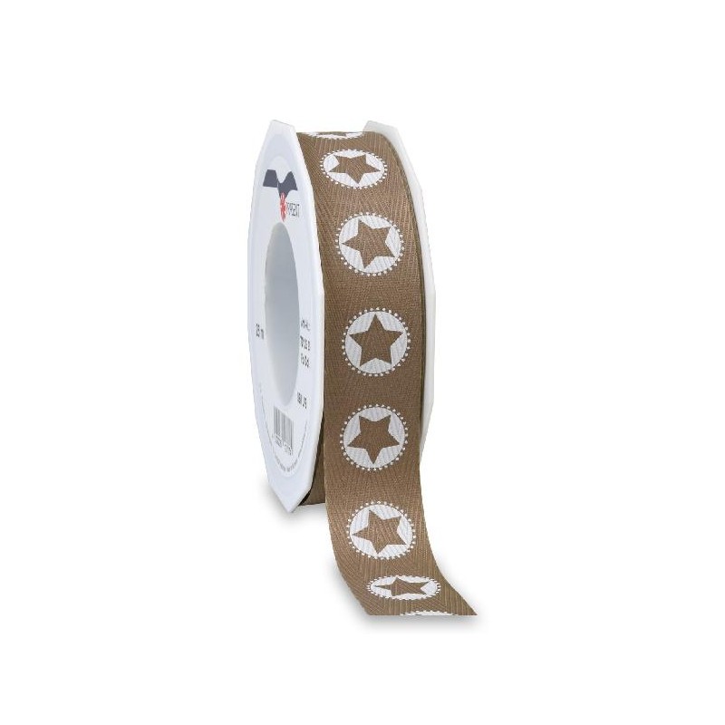 NASTRO NATALE STAR 25x20mt TORTORA [2714340-00.jpg]