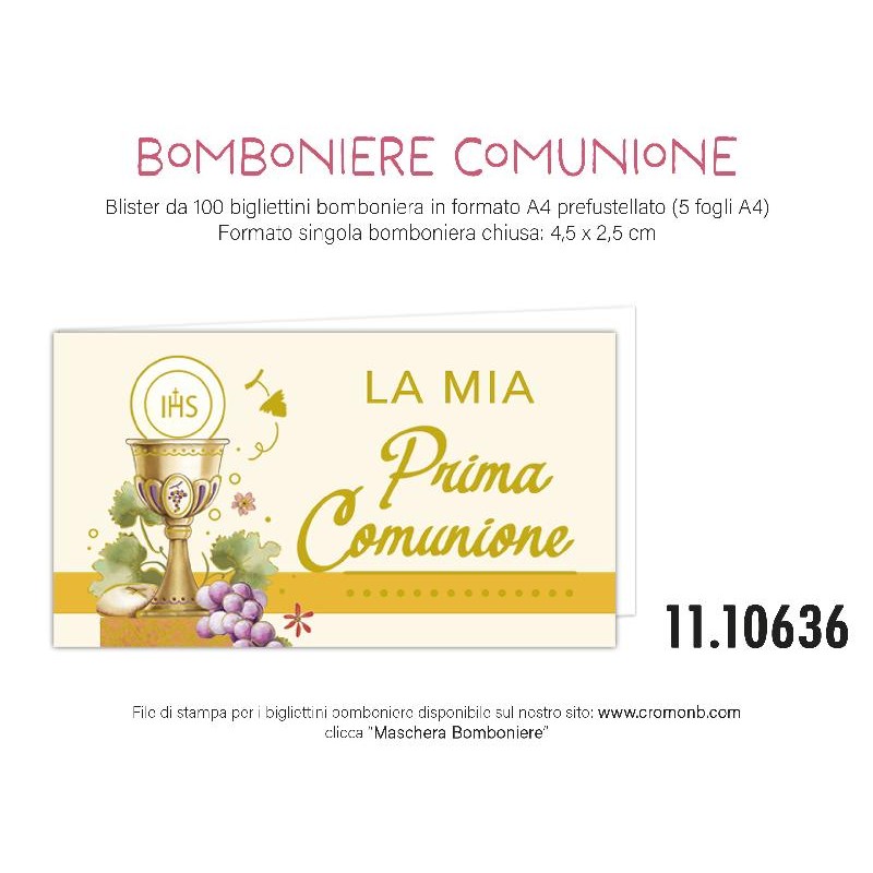 BOMBONIERE COMUNIONE CALICE A/4 100pz [2231207-00.jpg]