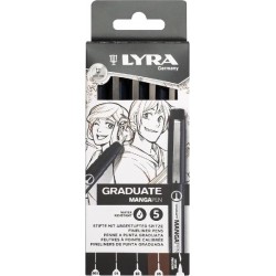 LYRA GRADUATE MANGA PEN 5pz Ass. [FILAL6781050-00.jpg]
