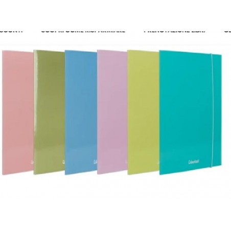 CARTELLA ELASTICO A4 PASTEL ColBOOK [COL22040-00.jpg]