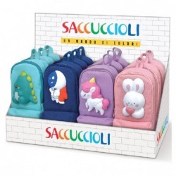 ASTUCCIO TESSUTO 2 SCOMPARTI SQUISHY ANIMAL 4 Sogg. in 4 COLORI Ass. [0081548-00.jpg]