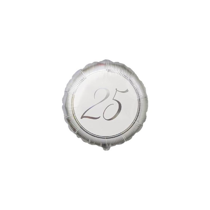 FOIL MINISHAPE 25 ANNIVERSARIO 23cm [8410129-00.jpg]