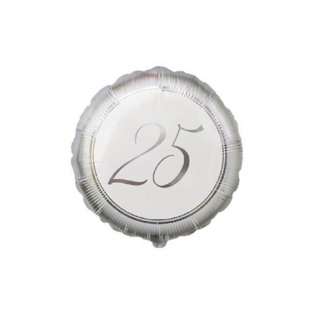 FOIL MINISHAPE 25 ANNIVERSARIO 23cm [8410129-00.jpg]