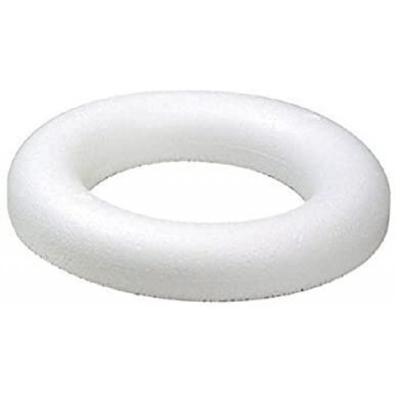 CORONA POLISTIROLO PIATTA d.15cm [8168016-00.jpg]