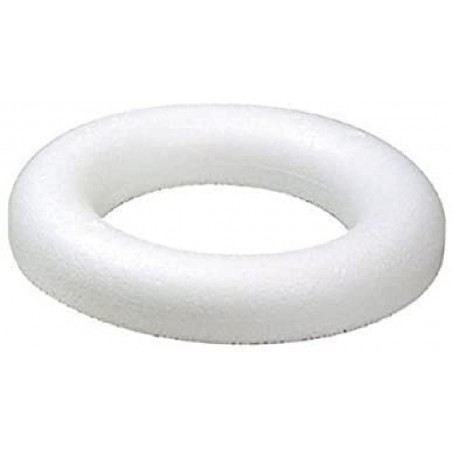 CORONA POLISTIROLO PIATTA d.15cm [8168016-00.jpg]