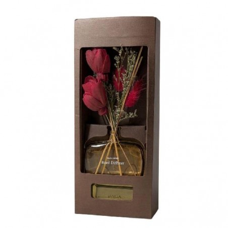 DIFFUSSORE ESSENZA BACCHETTI FIORE 100ml VANIGLIA/ARANCIA CANNELLA h26cm [9010006-00.jpg]