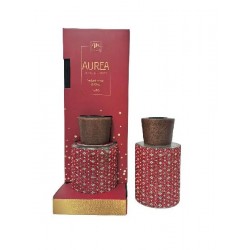 DIFFUSORE STRASS ROSSO 120ml h41cm LAVANDA BIANCA-SETA CASHEMERE-ROSA [9010010-10.jpg]