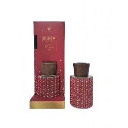 DIFFUSORE STRASS ROSSO 120ml h41cm LAVANDA BIANCA-SETA CASHEMERE-ROSA [9010010-20.jpg]