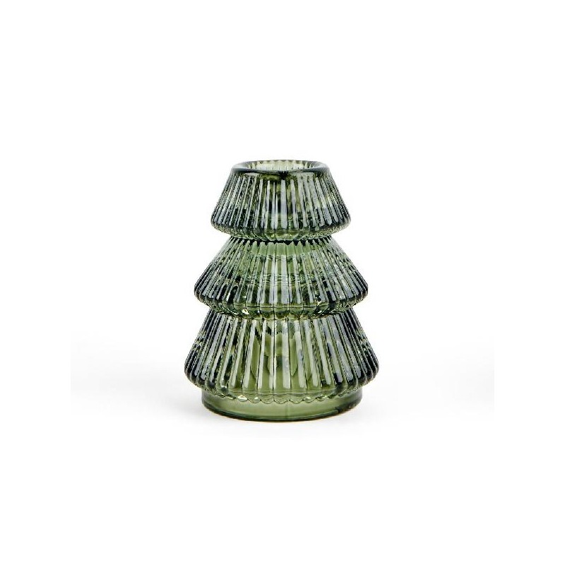 PORTACANDELA VERDE d5h8cm PER CANDELA STELO O TEALIGHT [9010197-00.jpg]
