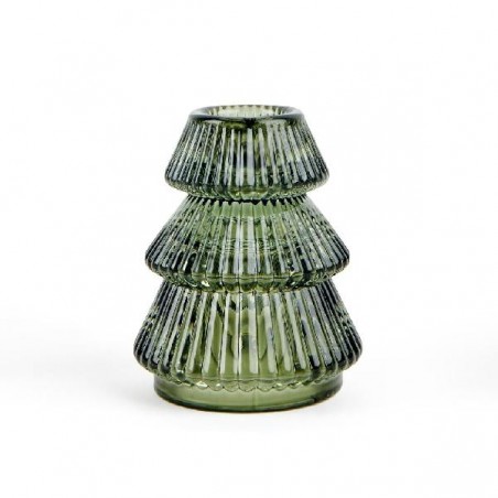 PORTACANDELA VERDE d5h8cm PER CANDELA STELO O TEALIGHT [9010197-00.jpg]