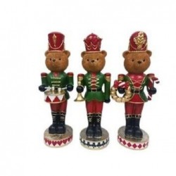ORSO RESINA d16h45cm 3soggetti NATALE [9011269-00.jpg]