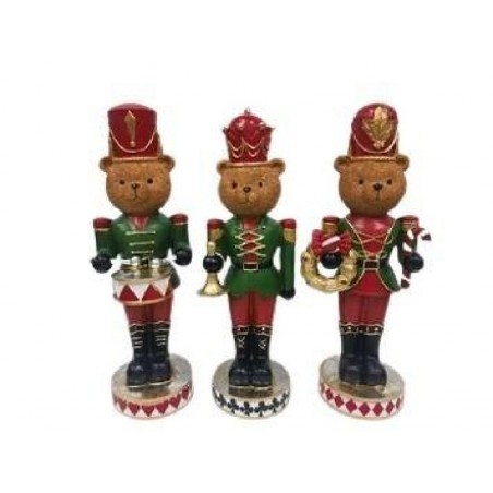 ORSO RESINA d11h32cm 3soggetti NATALE [9011270-00.jpg]