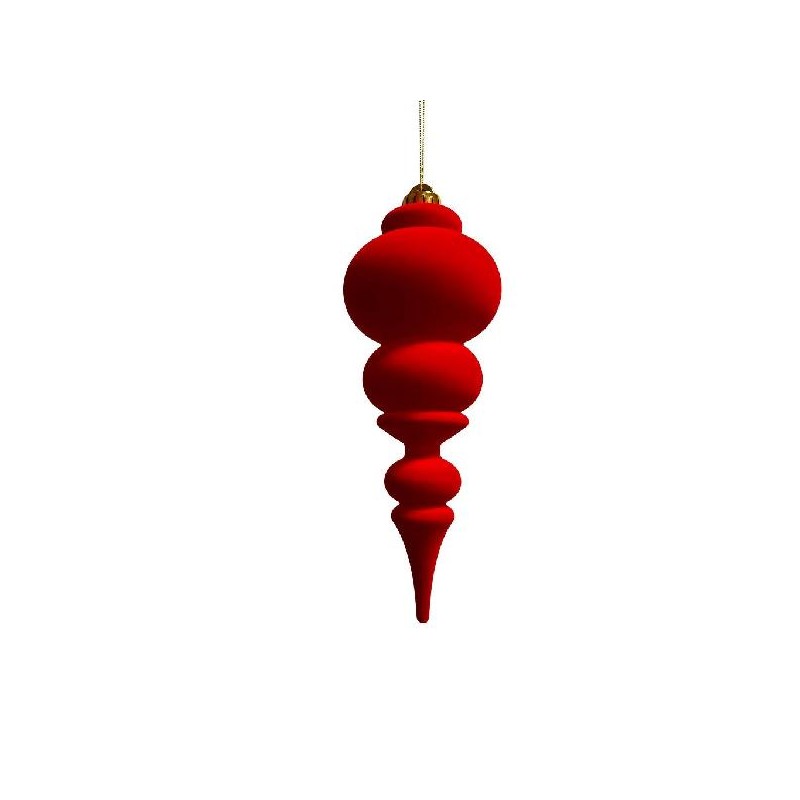 PENDENTE MAGNUM VELLUTO ROSSO 9x9h28cm [9011278-00.jpg]