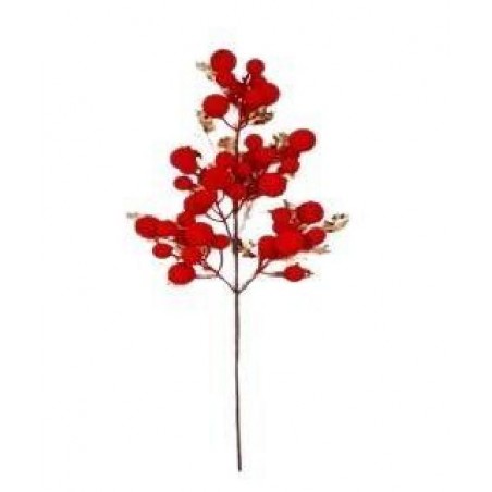 RAMO CON BACCHE ROSSE FLOCCATE h64cm E AGRIFOGLIO [9011280-00.jpg]