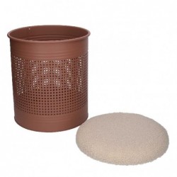 SET 3 PUFF CONTENITORE TONDI IN METALLO d25,5h31cm - d30,5h37,5cm - d34h47cm [9010043-30.jpg]