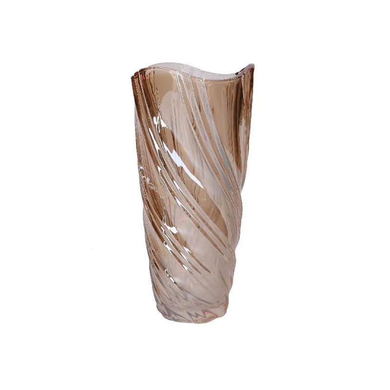 VASO IN VETRO d14h30cm AMBRA [9010068-00.jpg]
