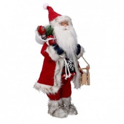 BABBO NATALE IN TESSUTO ROSSO h60cm [9010115-10.jpg]