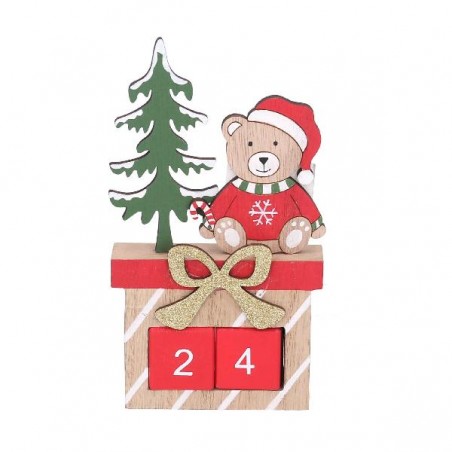 CALENDARIO LEGNO ORSO ROSSO cm10h17 [9015242-00.jpg]