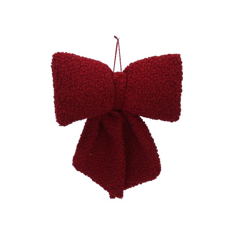 FIOCCO TESSUTO BOUCLE'ROSSO cm25x35 [9010140-00.jpg]