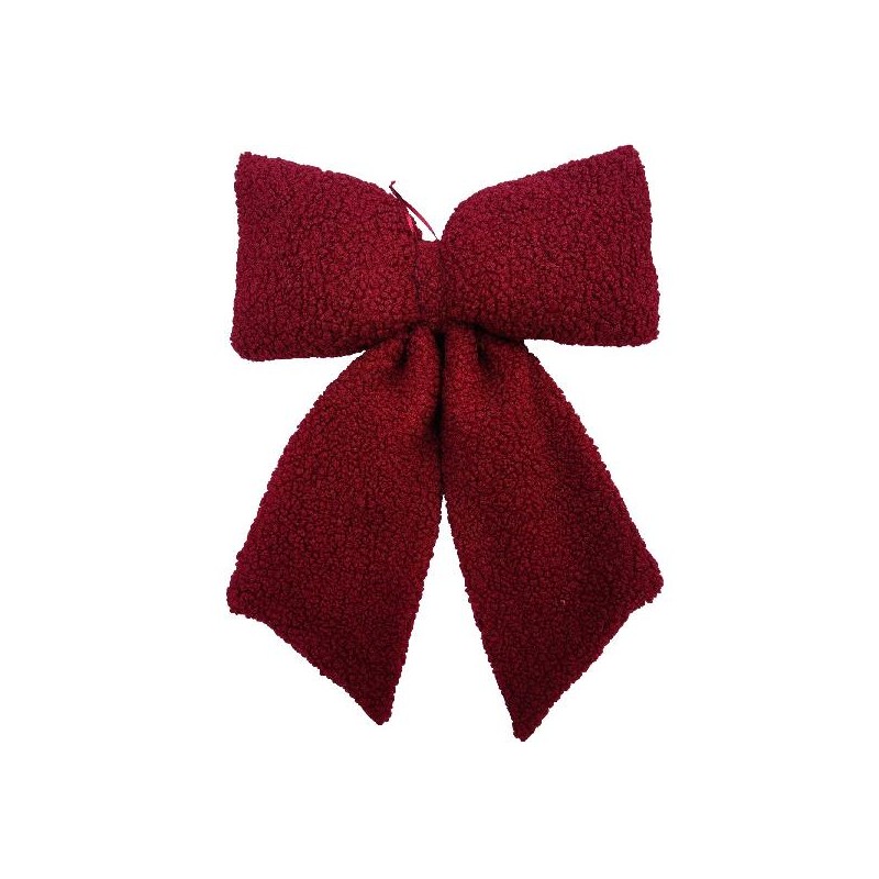 FIOCCO TESSUTO BOUCLE'ROSSO cm35x50 [9010142-00.jpg]