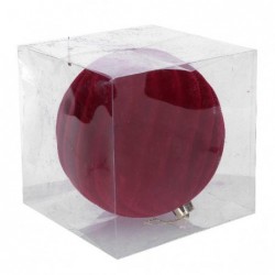 SFERA FLOCCATA A RILIEVO BORDEAUX cm20 [9010078-10.jpg]