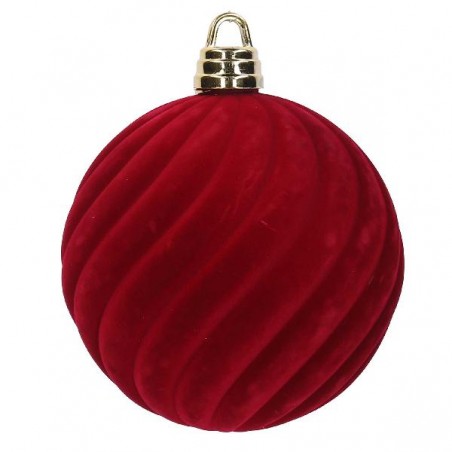 SFERA FLOCCATA A RILIEVO BORDEAUX cm30 [9010082-00.jpg]